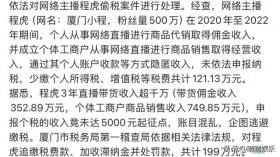 网红程虎事件警醒，税收合规刻不容缓，行业规范亟待重塑